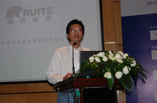 常熟瑞特电器有限公司总工程师陈松涛先生
