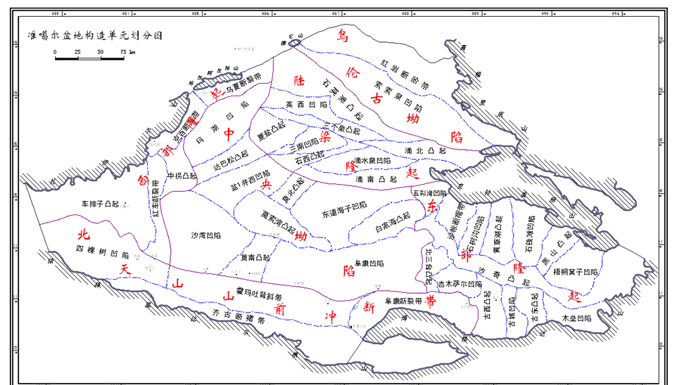 准噶尔盆地构造单元划分,地质勘探石油论坛板