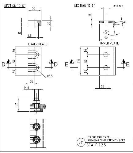 急需美标轨道cr105 及配套压板